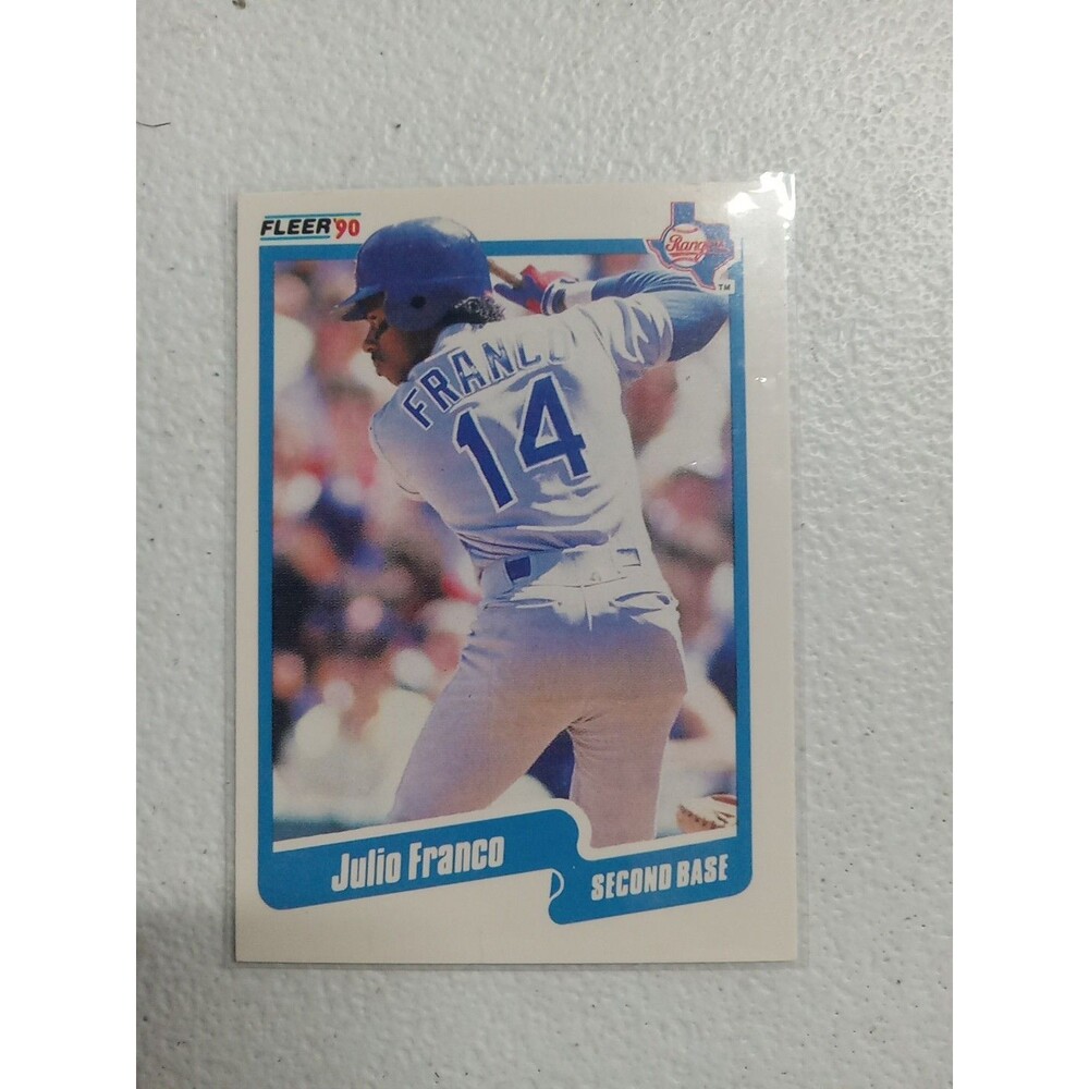 1990 Fleer - Julio Franco #296